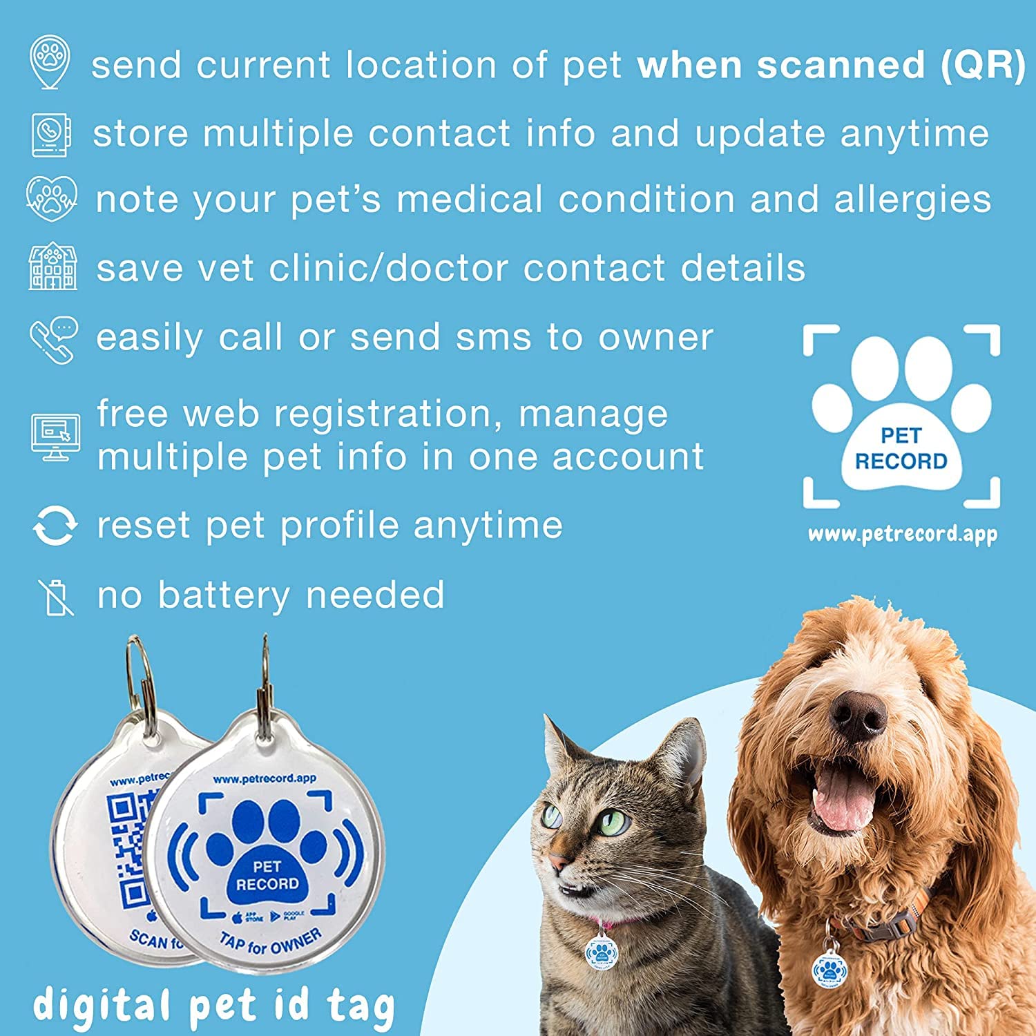smart tag pet id