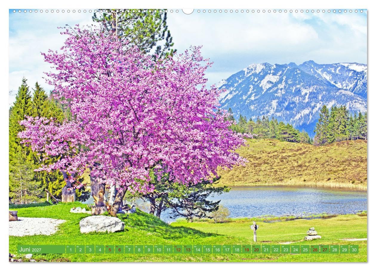 MITTENWALD Eine Perle im Oberen Isartal (Wandkalender 2027 DIN A2 quer), CALVENDO Monatskalender: Mittenwald mit seiner Landschaft ist zu jeder ... sehr beliebtes Urlaubsziel (CALVENDO Orte)