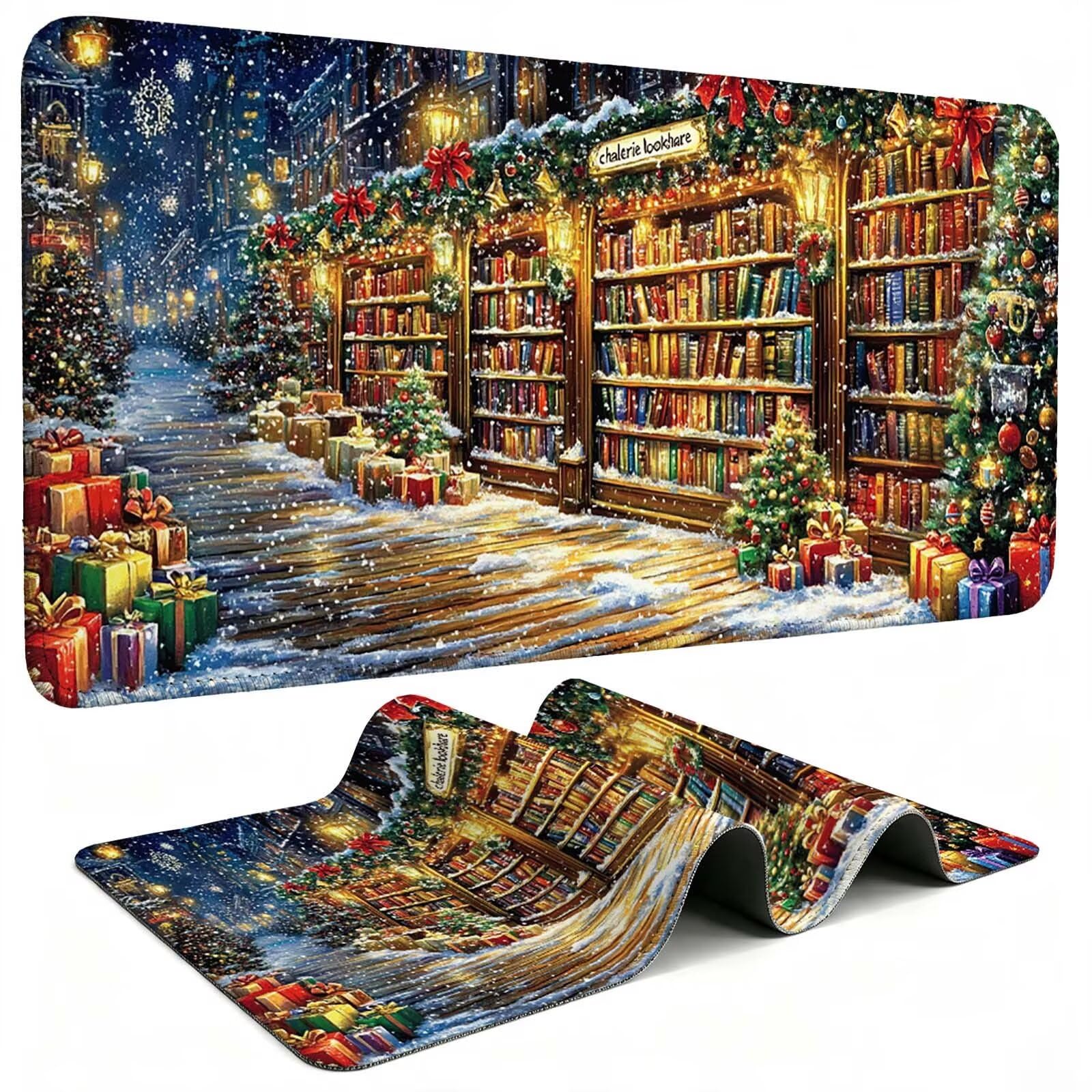 Alfombrilla Ratón 1000x500cm - Estante para Libros Mouse Pad XXL g811g-377