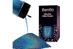 Laser Blue Sunflower Glitter: 2.11OZ of Ultra Fine Holographic Glitter for Crafts and Decorations