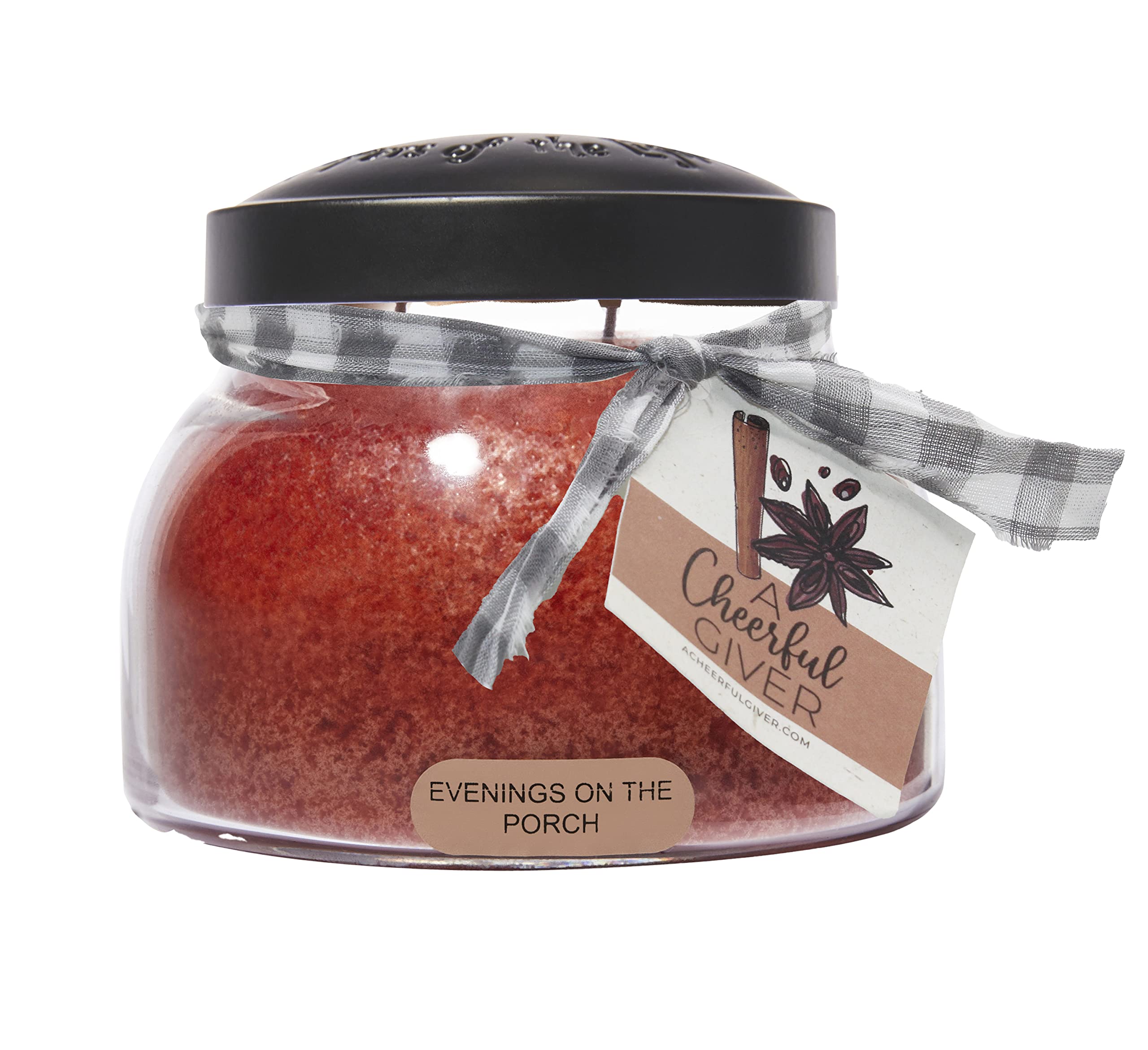A Cheerful Giver - Evenings on the Porch - 22oz Mama Scented Candle Jar - Keepers of the Light - 125 Hours of Burn Time, Candles Gifts for Women