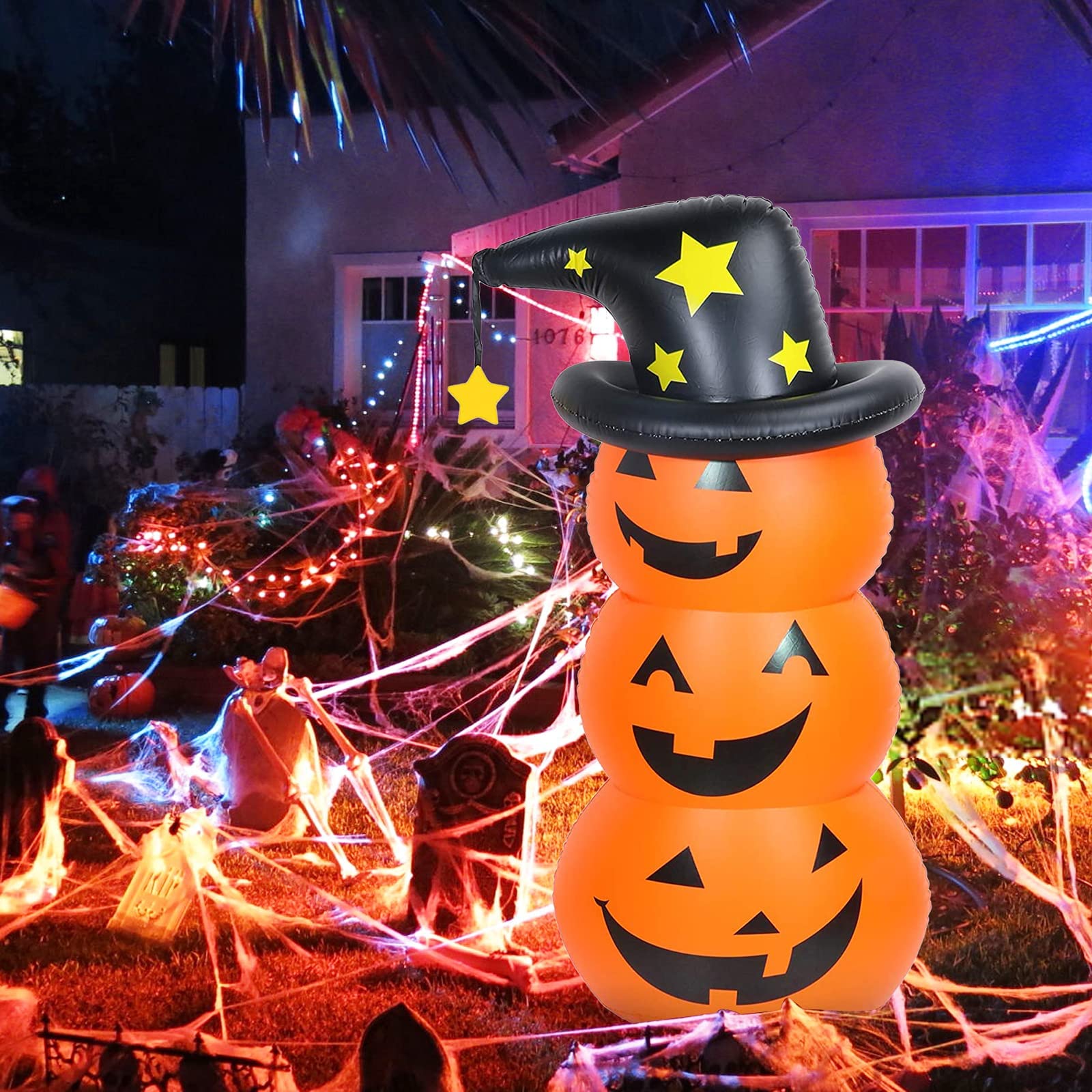 Amazon | ハロウィン かぼちゃ バルーン 飾り パンプキン 特大 140cm