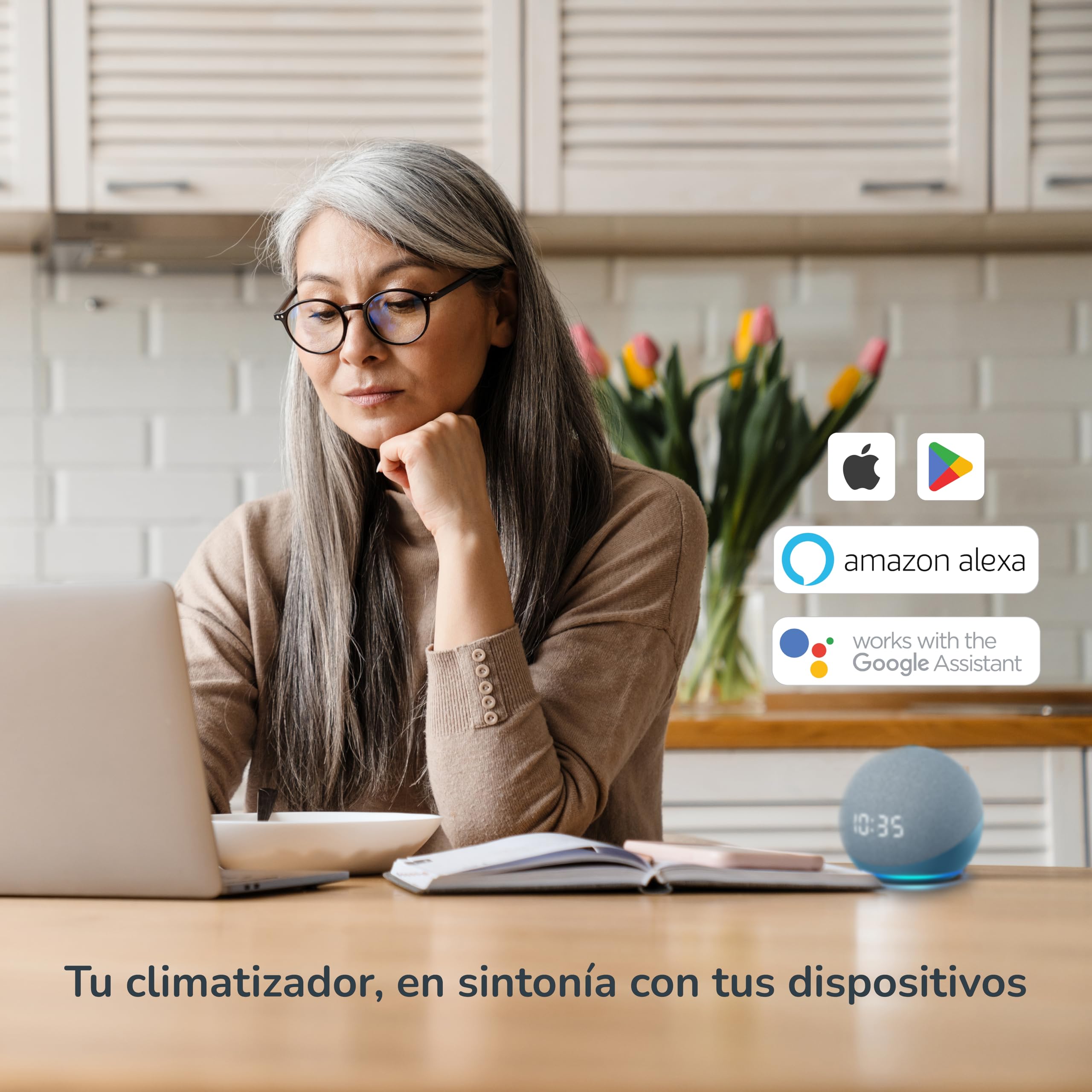 AIRZONE - Aidoo Control WiFi para Aire Acondicionado - Compatible con FUJITSU 3 Wires AZAI6WSCFUJ - Control Remoto de Aire Acondicionado y Programación vía App - Compatible con Google Home y Alexa