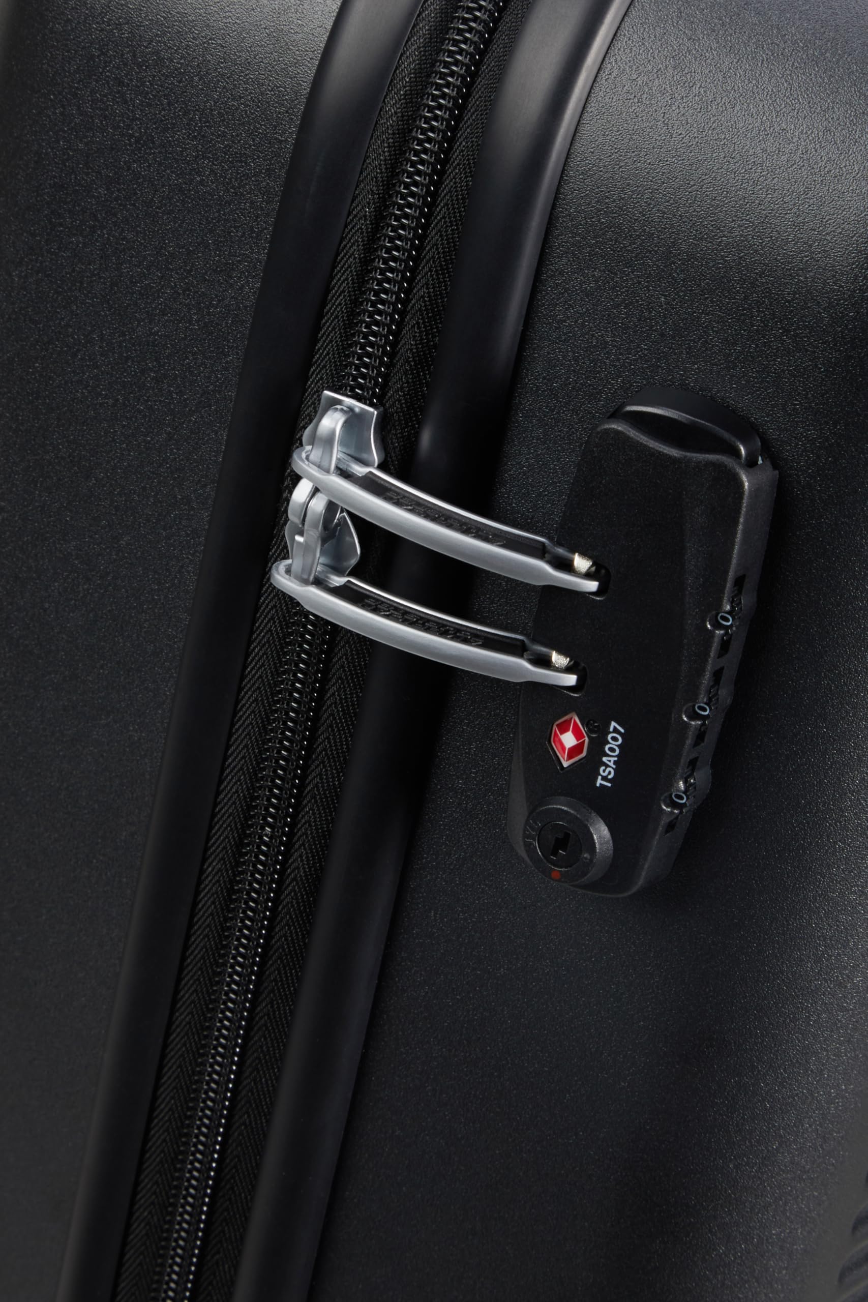 American Tourister Astrobeam - Spinner S, bagagli a mano, 55 cm, 36 L, nero (Storm Black)