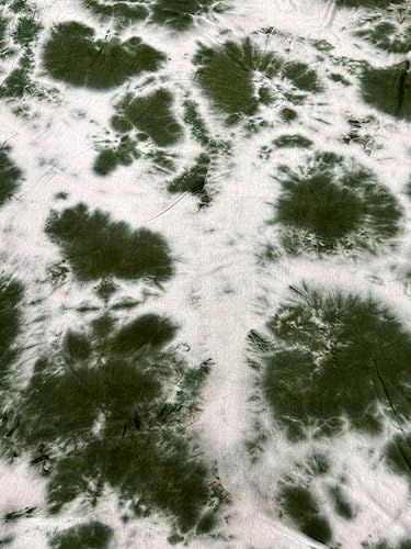 The Yard - Tela de punto de jersey con teñido anudado  Elástico en 4 direcciones  Material elástico para coser  Tela elástica de poliéster y algodón disponible en Yaxa Costa Rica