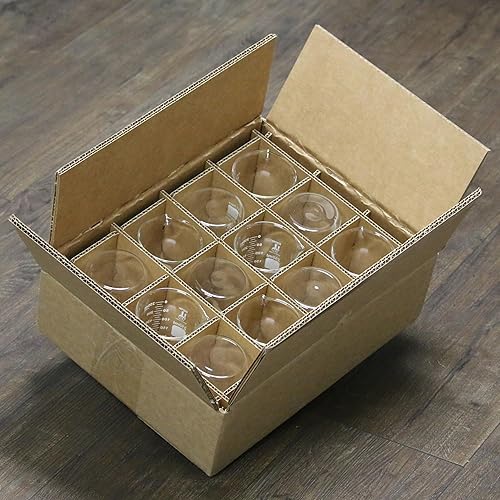 Miniatura 4 de Vaso de precipitados de 85fl oz grifo de forma baja vidrio de borosilicato 33 doble escala graduado Karter Scientific 213D25 paquete de 12