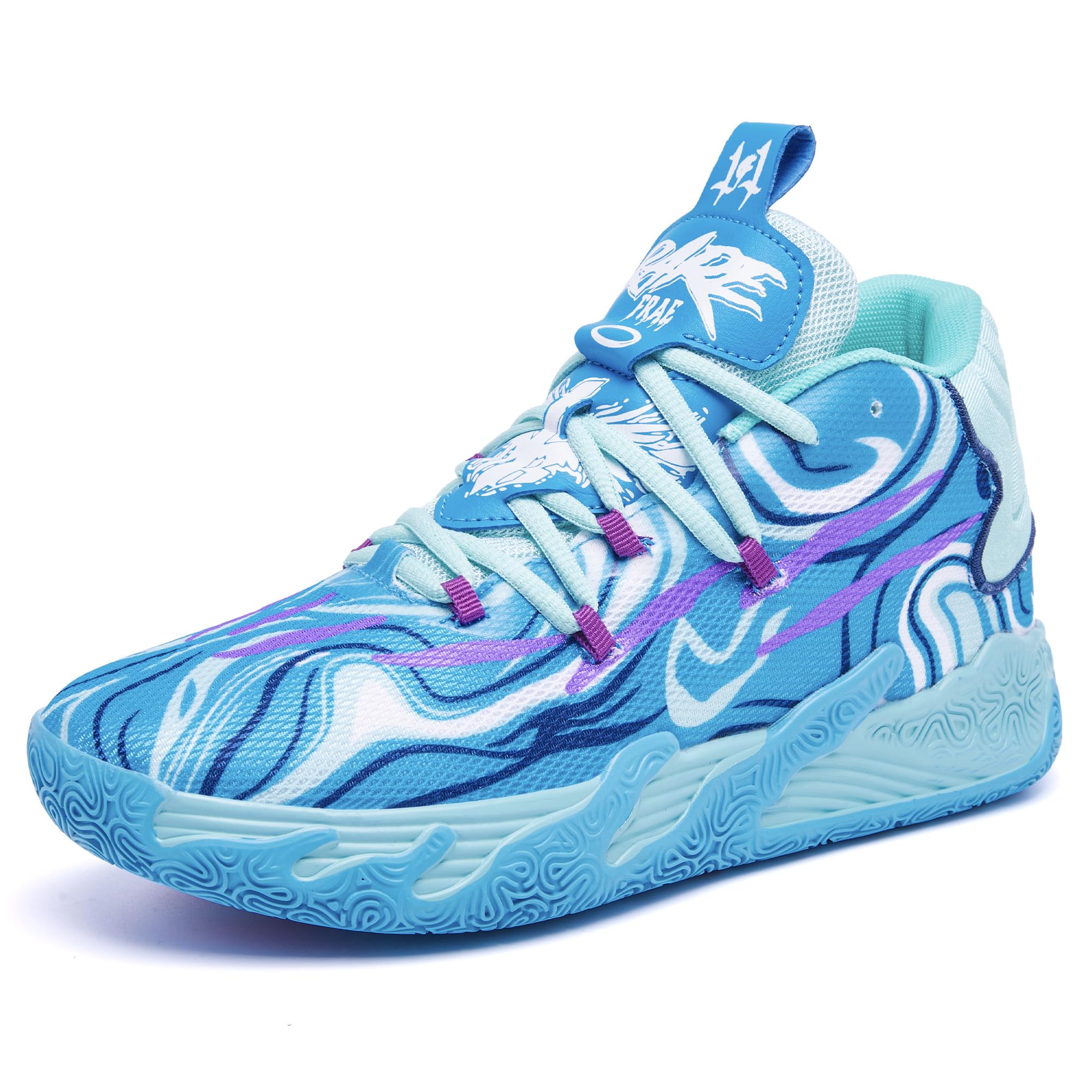 SRTAKTLT Womens Mens Basketball Shoes Breathable Fashion Colorful High Top Non Slip Outdoor Sport Sneakers for Woman Man Fitness Training Athletic