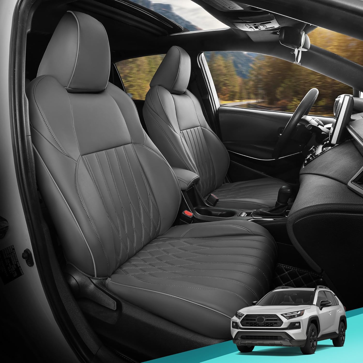 RAV4 Seat Covers for Toyota RAV4 Prime 2022-2025