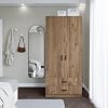 Yaman 80 Cm Atlantic Pine 2 Cover 2 Drawer Dress Cabinet - Wardrobe