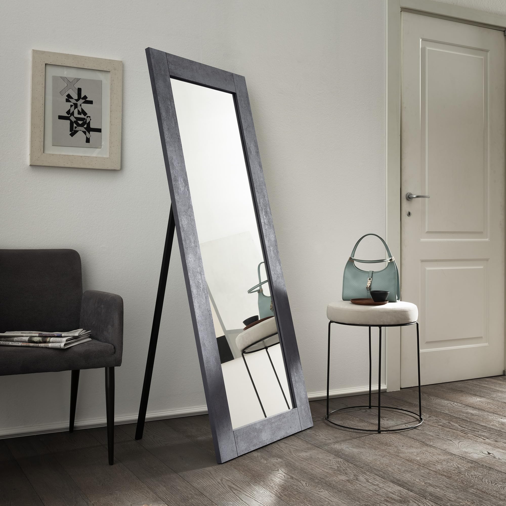 ARHome, Coppia supporti da Terra per Specchio, Made in Italy