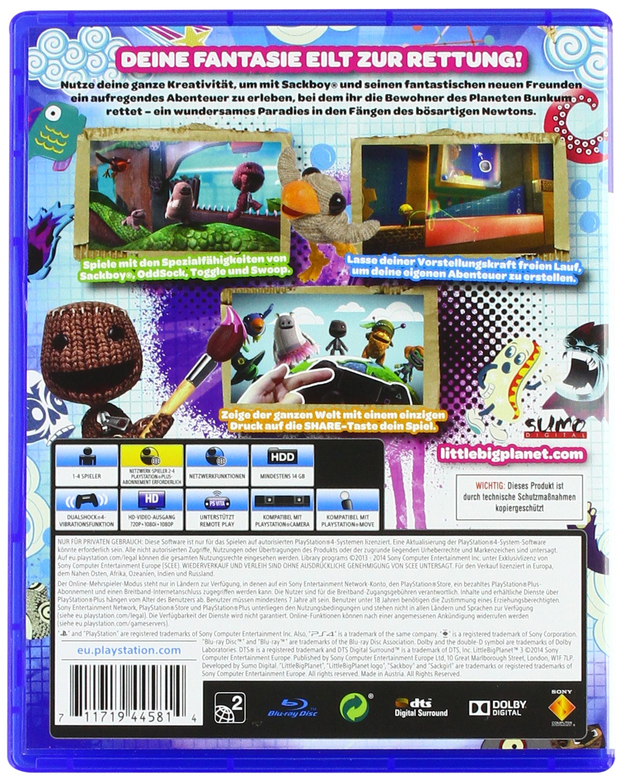 Little Big Planet 3 - [PlayStation 4]
