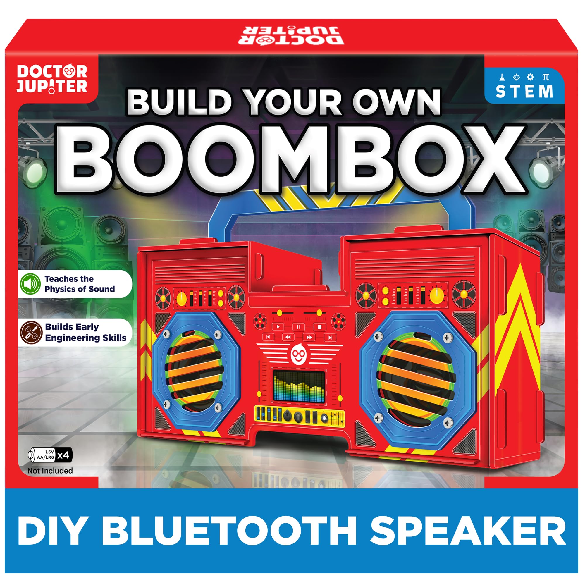 Amazon.com: Doctor Jupiter Boombox, STEM Project DIY Bluetooth
