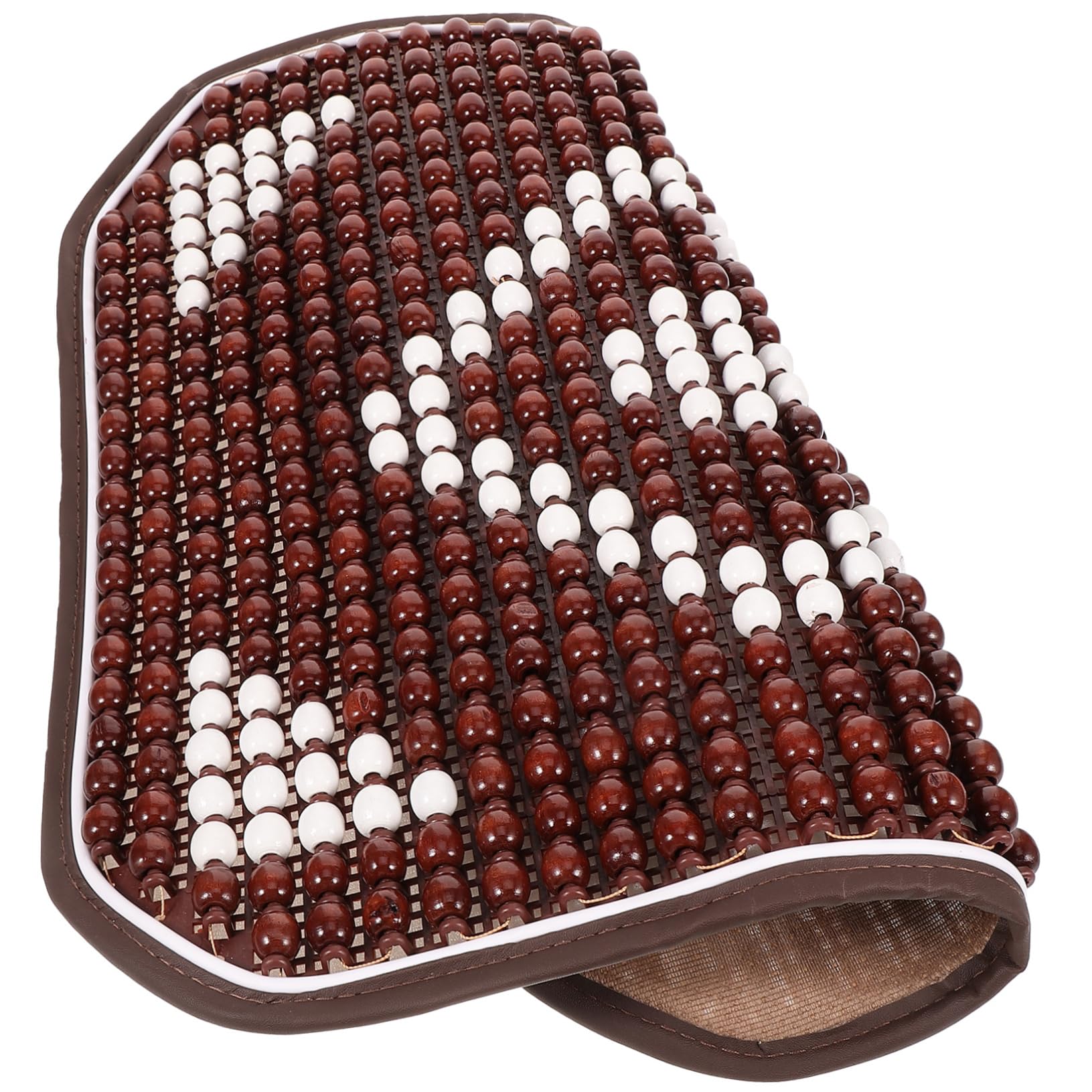 Garneck Beaded Car Seat Cover - Breathable Wooden Bead Cushion for Comfortable Summer Driving - Fits Standard Car Seats Stylish and Durable Design for Enhanced Comfort and Support