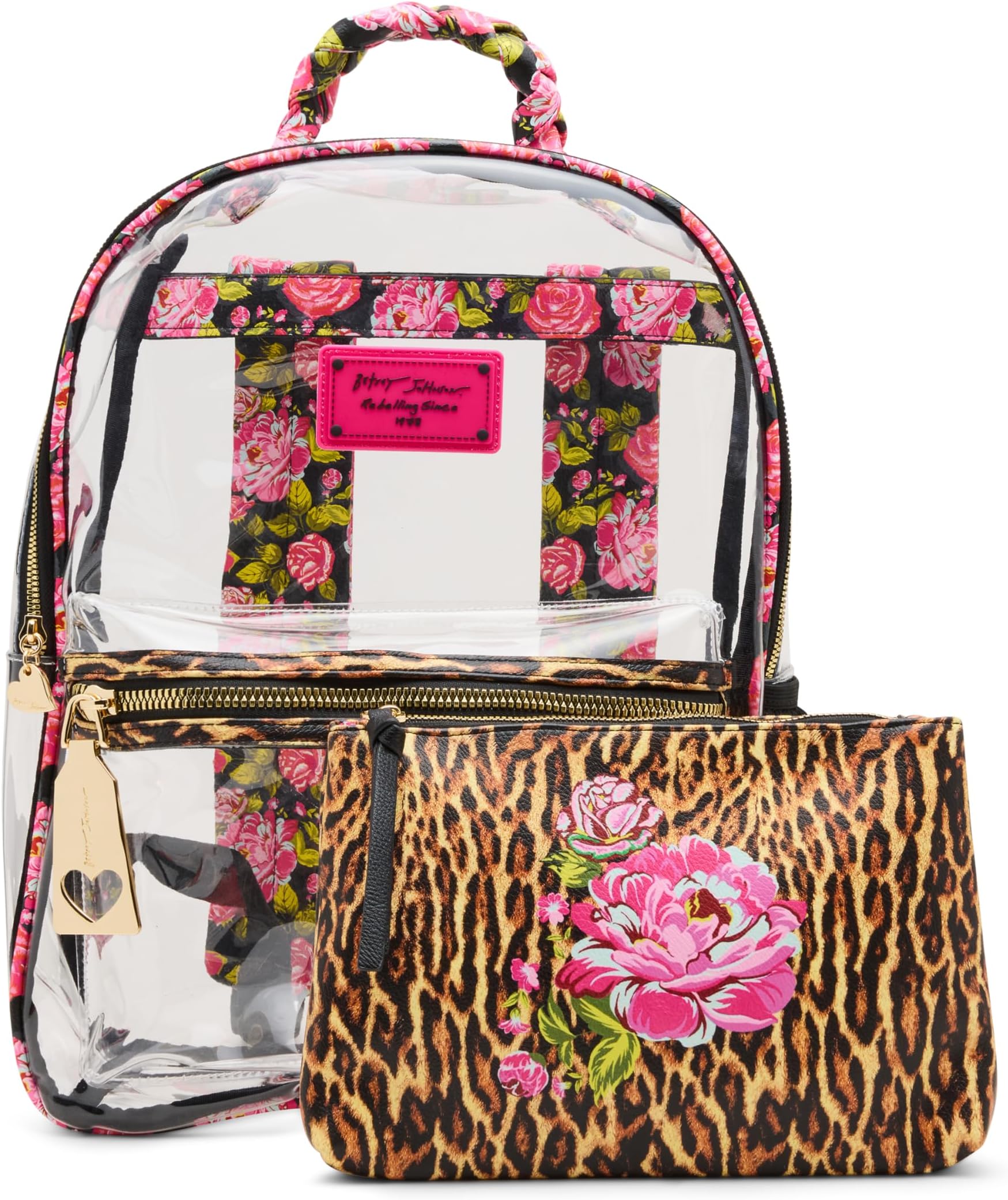 Wild Child Clear Backpack with Pouch