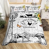 Vista 21 de Juego de ropa de cama geométrica roja, gris y negra, funda de edredón con círculo geométrico para niños, niñas, hombres, dormitorio, diseño