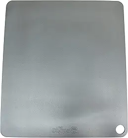 na Chapa - Pedra refratária de aço para assar pizza e pão em forno residencial - 40x35,5cm (Original 6mm)
