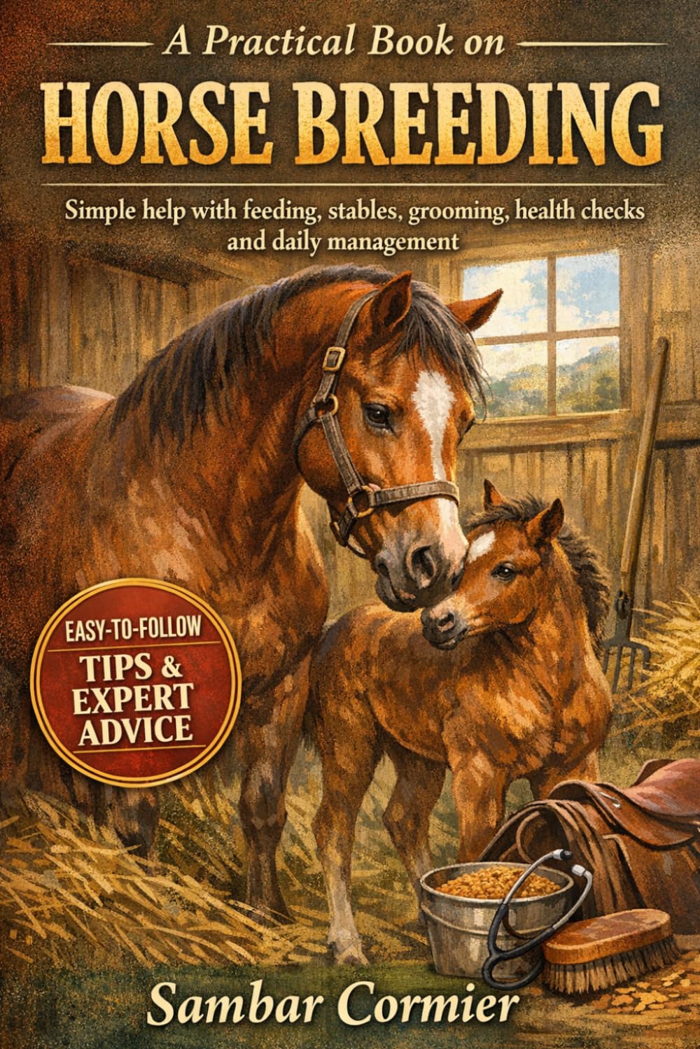 A practical book on horse breeding: Simple help with feeding, stables, grooming, health checks and daily management