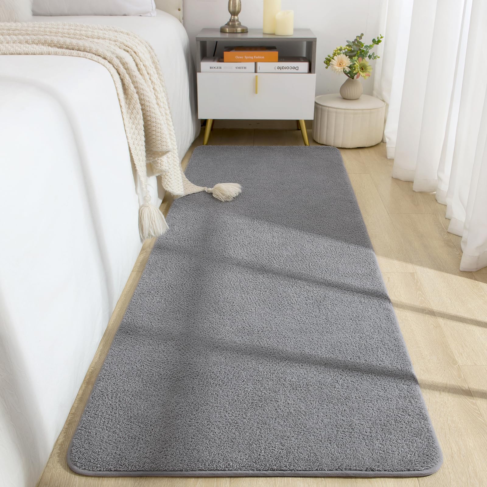 View 1 of ****USED****BENRON 2' x 6' Runner Rug - Grey