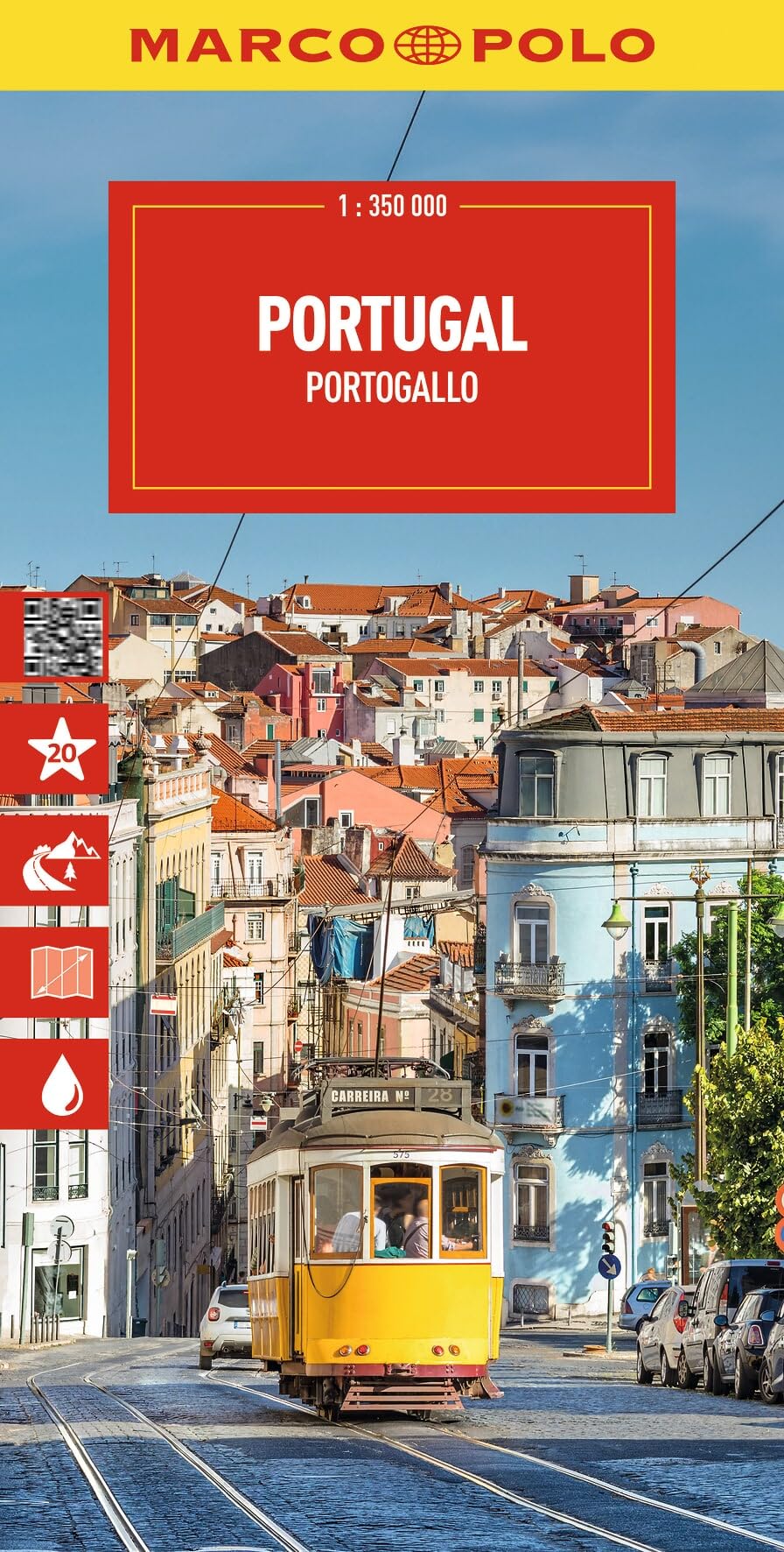 Marco Polo Portugal Travel Map: Road Map for Road Trips with Top Sights and Scenic Routes (Folded Map): wegenkaart :350.000 (Marco Polo Maps)