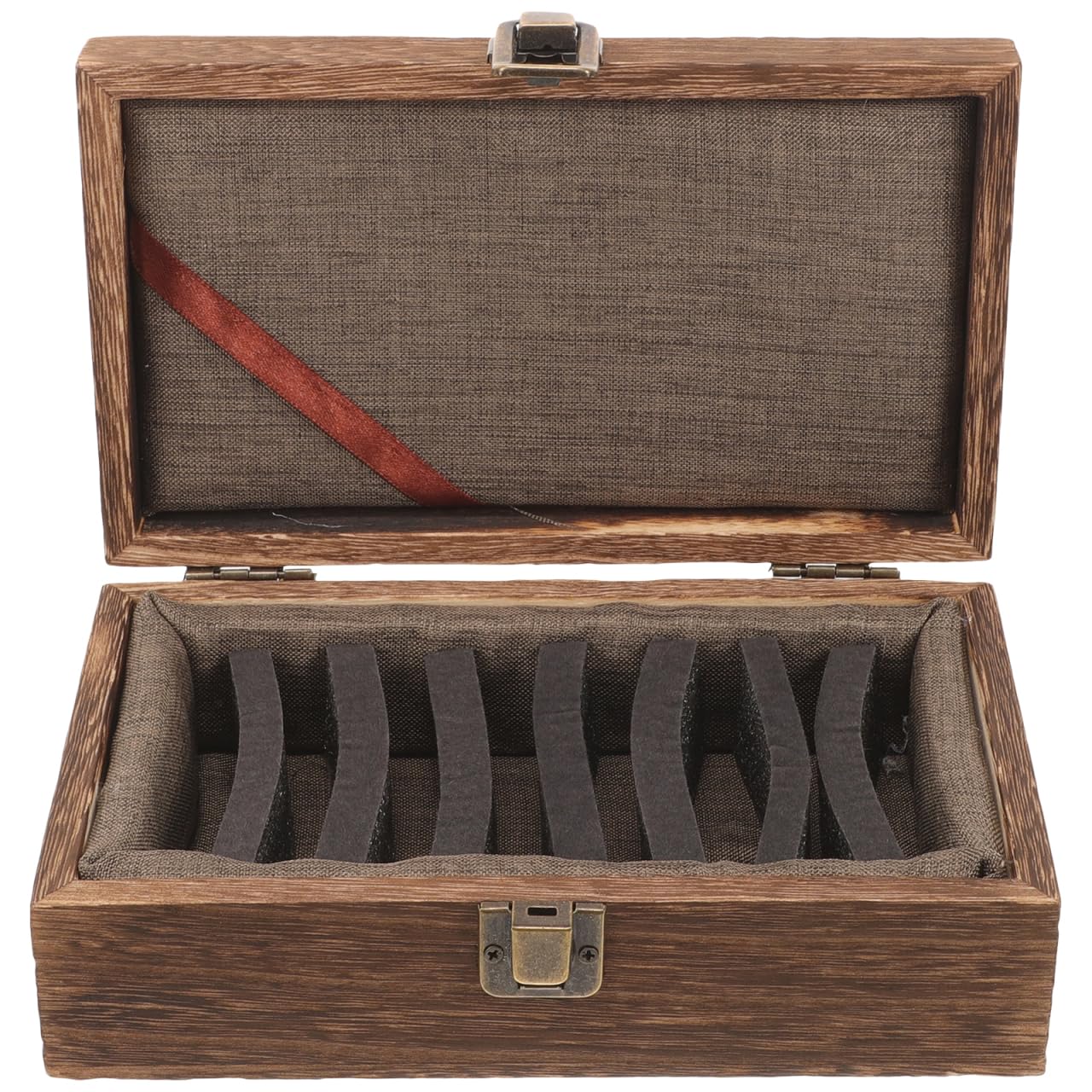 Wooden Seal Stamp Organizer Box