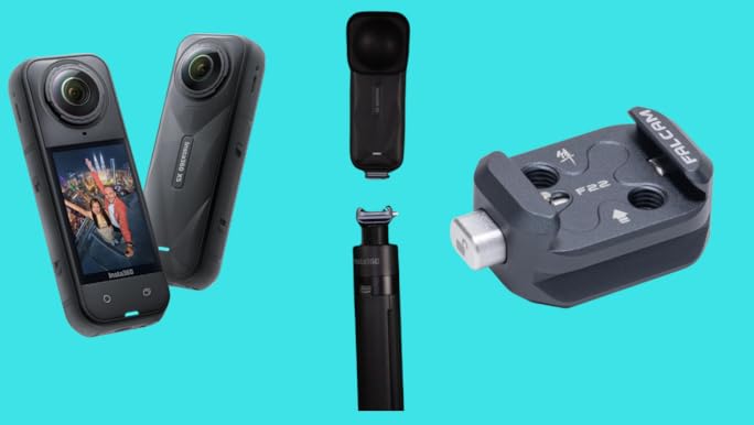 Amazon.com : Insta360 X5 Motorcycle Bundle - Waterproof 8K