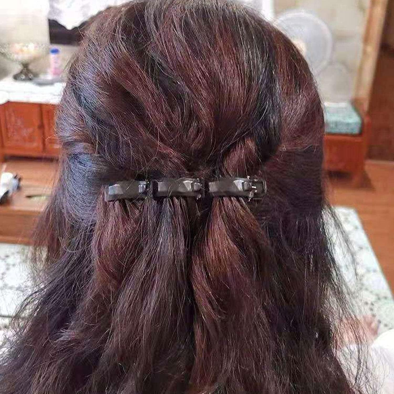 6 Pcs Hair Clip, Double Layers Twist Band French Braider Hair Tool, Hairpin Headband, Hair Accessory for Half-up Styles - Image 4