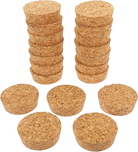 Ipetboom Tapón cónico de corcho para botellas de vino, tapones de corcho cónico para botellas, tapones de corcho de madera, corchos de vino,