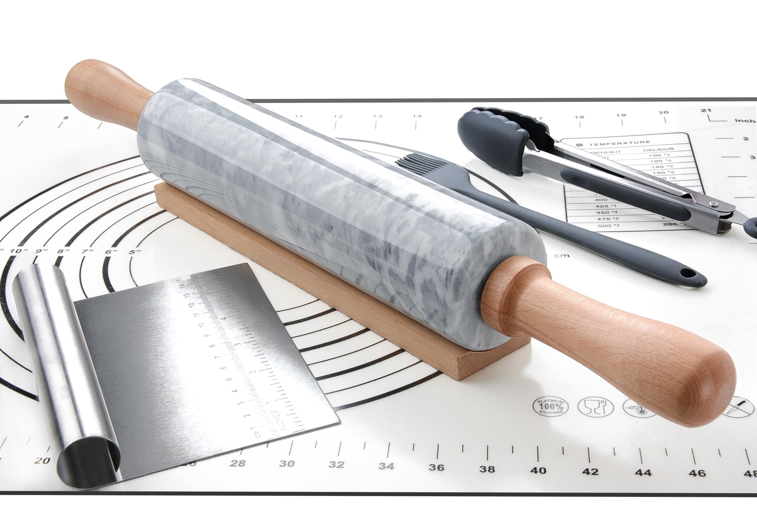 SIPARUI Marble Rolling Pin Set