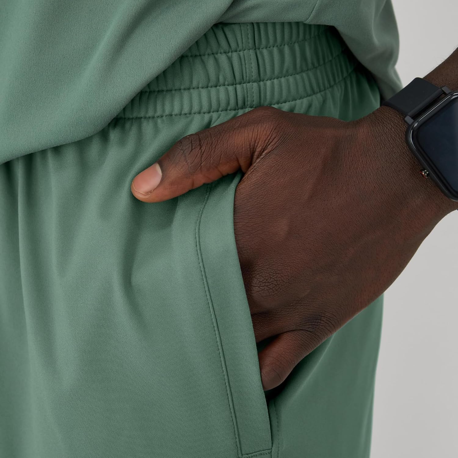 Hanes Mens Moves Performance Shorts, Athletic Moisture-Wicking Shorts with Pockets, 6” Inseam - Image 3