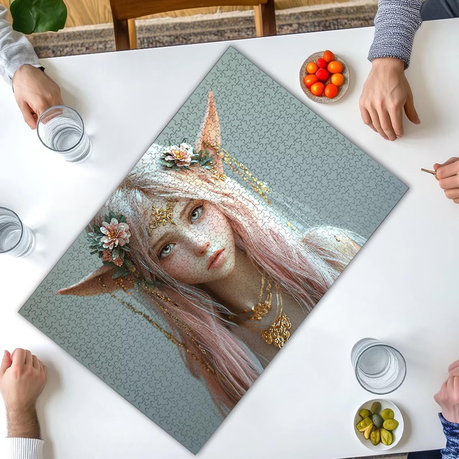 Puzzle Elfe 3000 Pièces Adultes, Puzzle 3000 Pièces pour Adultes et Enfants à Partir de 14 Ans, Anime Puzzles Bois de Qualité Supérieure avec Une Boîte d'emballage Exquise, Cadeau Femme/Homme, -1623
