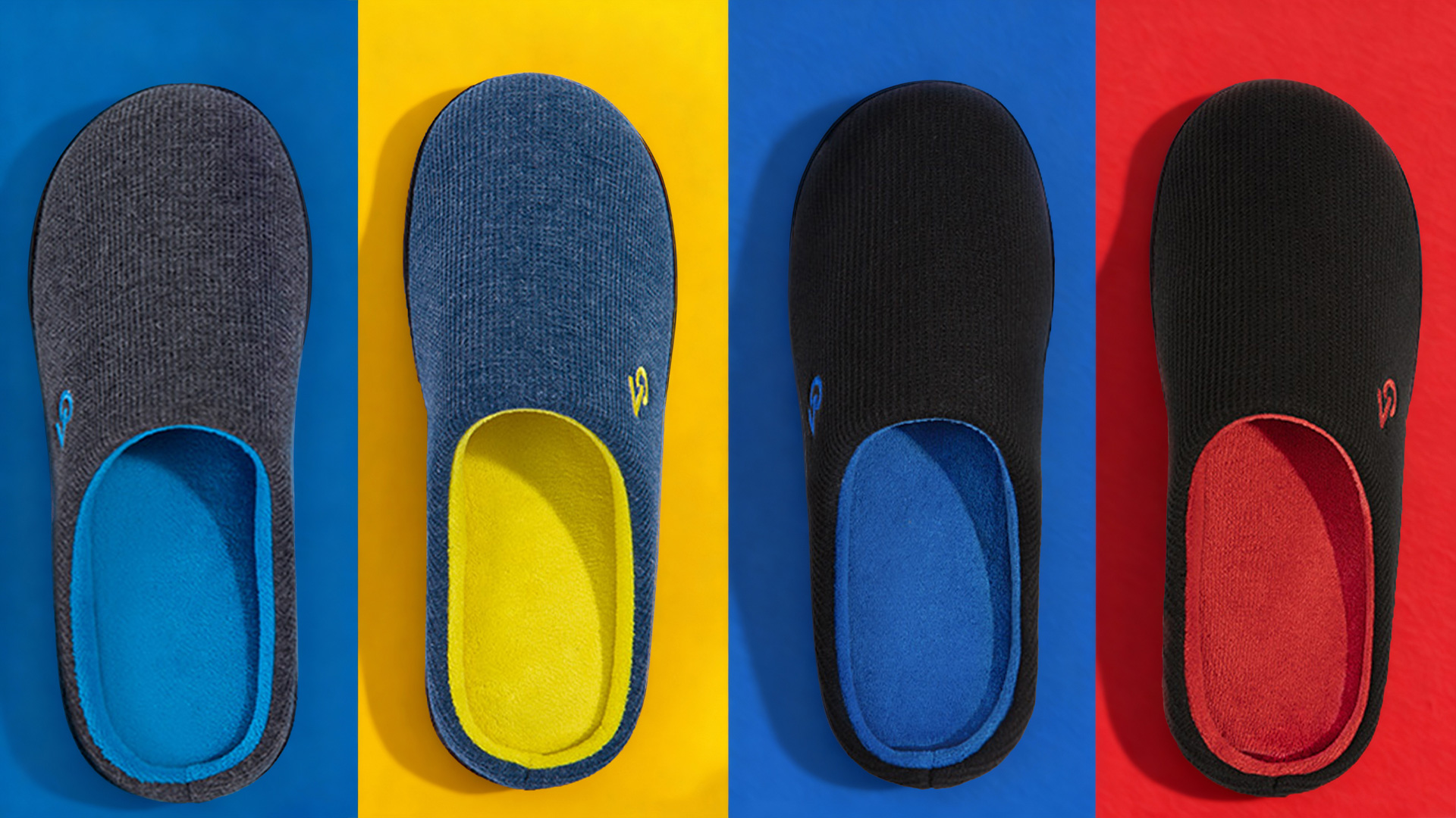 New VeraCosy Mens Size 7/8 Blue Gray Memory Foam Durable Rubber Sole Slippers VeraCosy Men main image 3