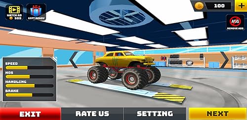Monster truck 4x4 racing