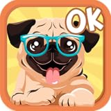 Pug Dog Sticker Emojis - Gif Animated Keyboard App