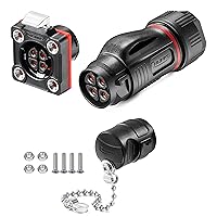 Vista 14 de CNLINKO BD-20 Conector impermeable industrial Conector circular IP68 Conector de enchufe rápido del lado del dispositivo Conector de aviación