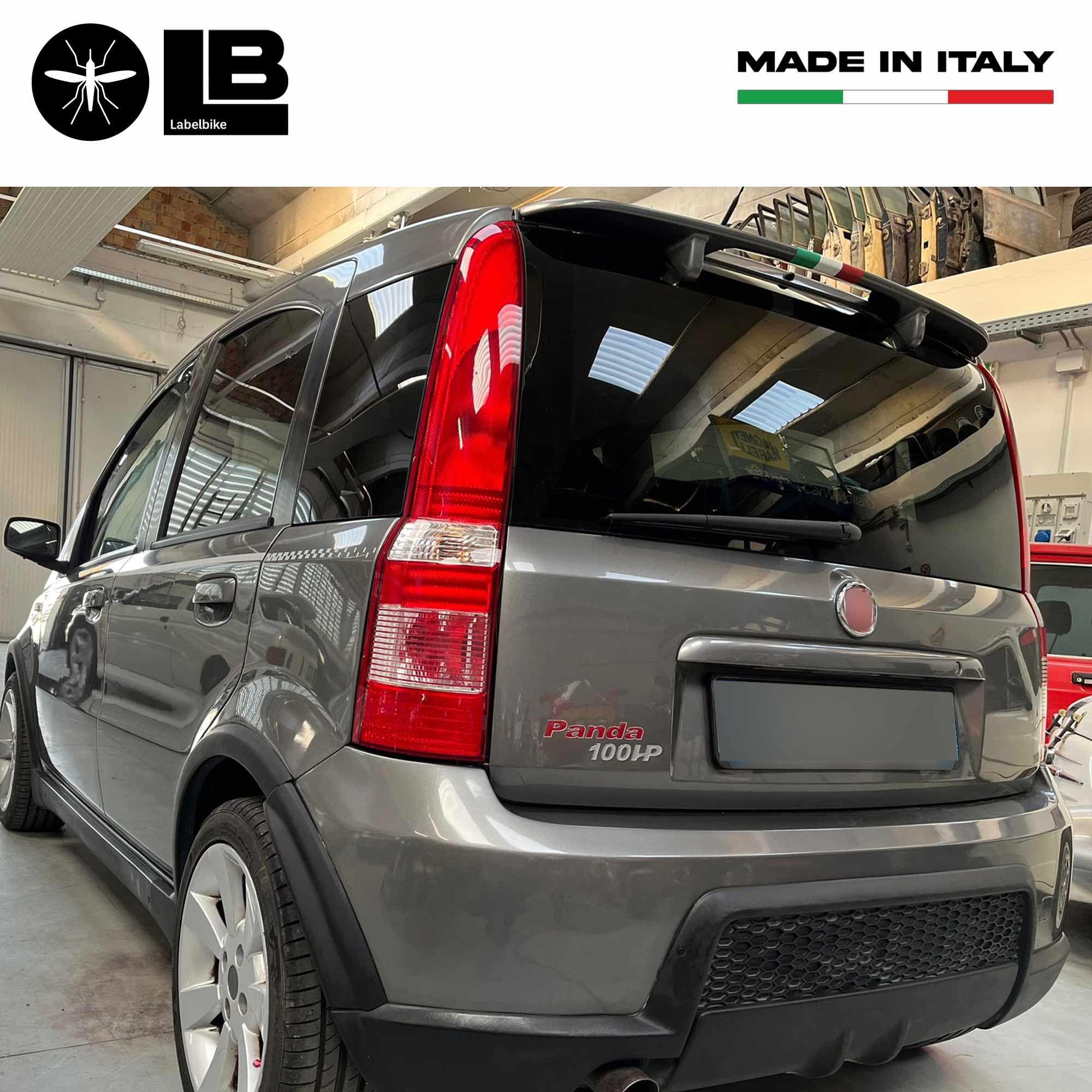 labelbike - Adesivo 3D Scritta Panda 100HP Auto Emblema in Resina compatibile con Fiat Panda