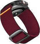 Compatible with Reebok Pulse Smartwatch Bands, Lamshaw Quick Release Stretchy Solo Loop Adjustable Nylon Replacement Straps Compatible with Reebok Pulse/Icon Smartwatch