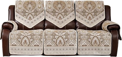 LUFEIJIASHI Fundas impermeables para sofá reclinable, fundas antideslizantes para sofá reclinable de 2 asientos, fundas de sofá reclinable de