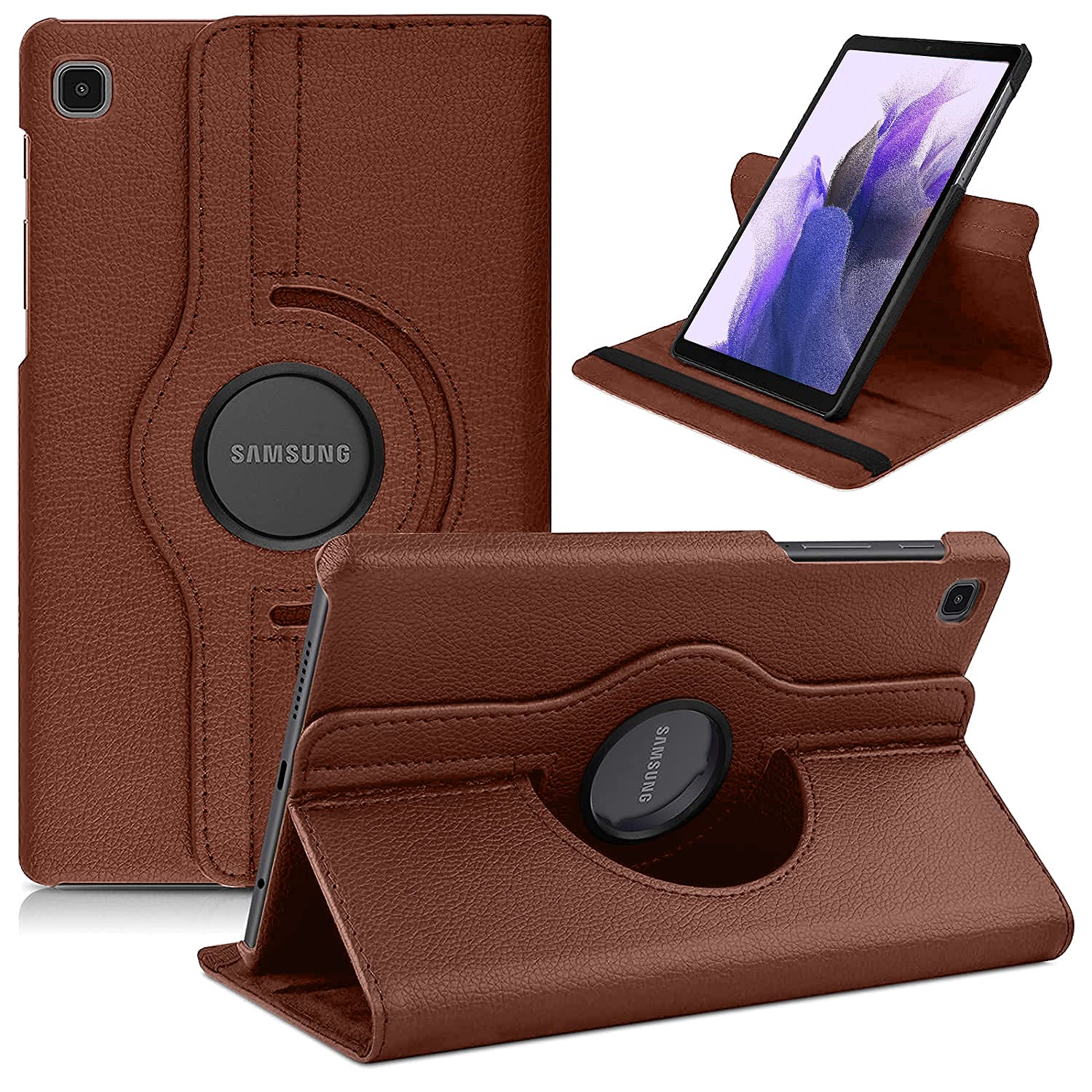 Robustrion Smart 360 Degree Rotating Stand Case Cover for Samsung Galaxy Tab A7 7.0 Back Cover 26.42cm (10.4 inch) [SM-T500/T505/T507] 2020 - Brown (B08TTSC5TG) Amazon Price History, Amazon Price Tracker