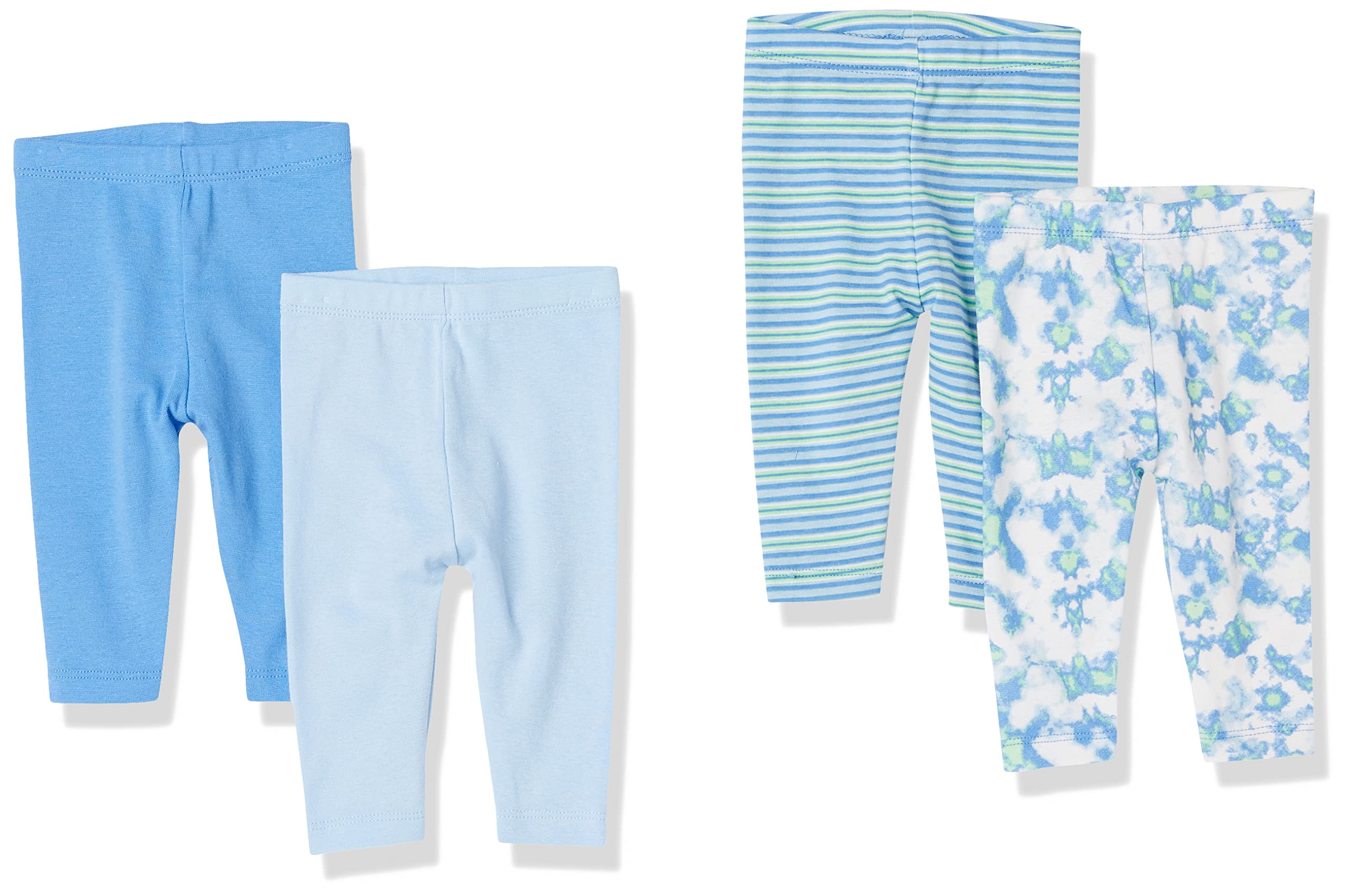 Baby Pants, Toddler Pants 4-Pack 0-6M Blues