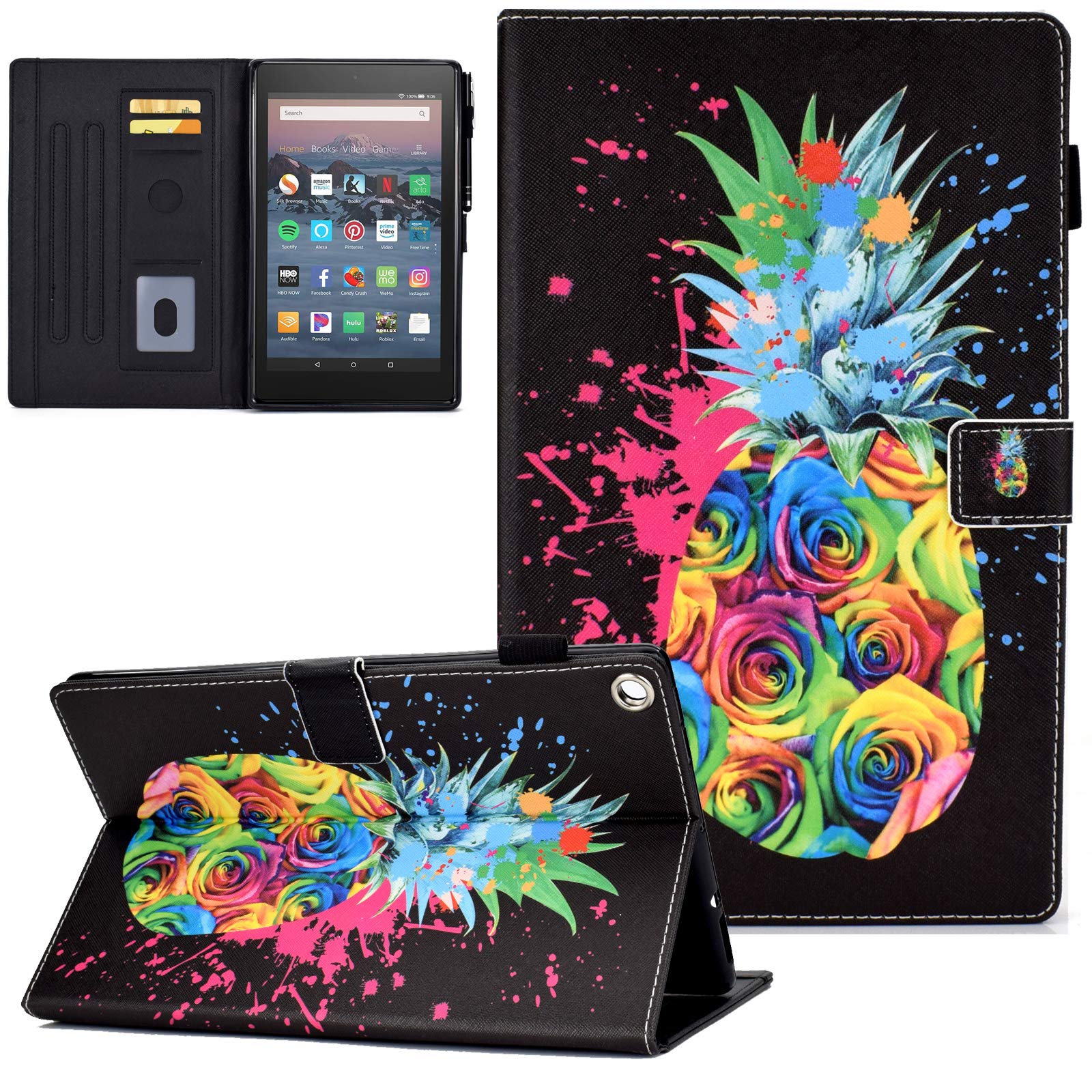 Fintie Case for iPad Air (3rd Gen) 10.5" 2019 / iPad Pro 10.5" 2017- [Sleek Shield] Premium PU Leather Slim Fit Multi Angle Stand Cover with Pocket, Pencil Holder, Auto Wake/Sleep, Composition Book