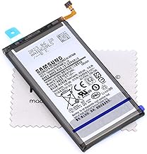 Batterie pour Samsung d'origine EB-BG975ABU pour Samsung Galaxy S10 Plus / S10+ (G975F) avec Chiffon de Nettoyage mungoo