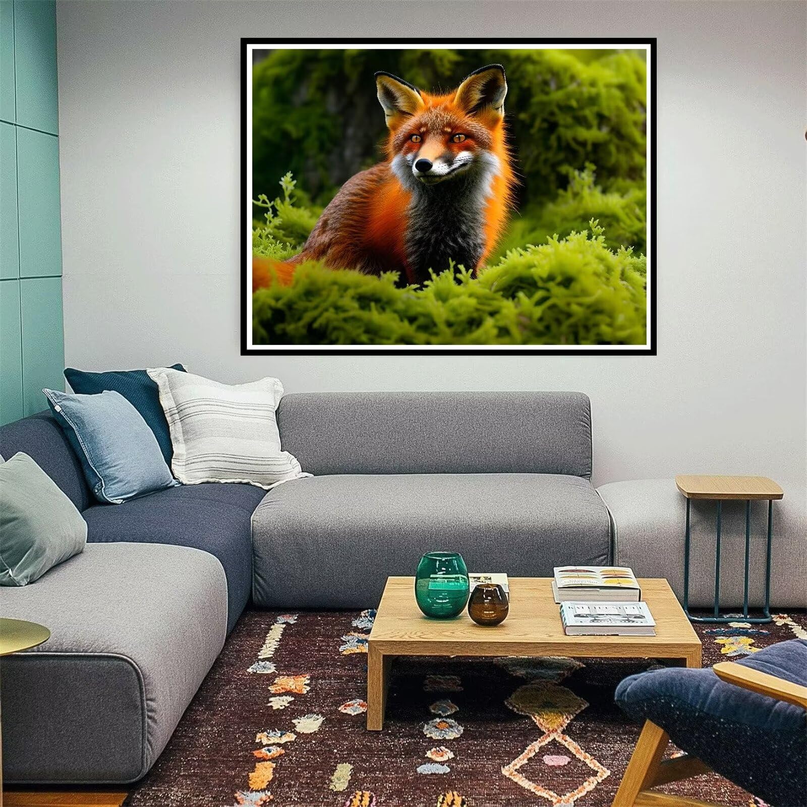 Peinture Diamant Adulte Kit Diamond Painting Renard à 9 Queues - 30x40cm - Pour Adultes Débutants Diamond Painting Site Officiel