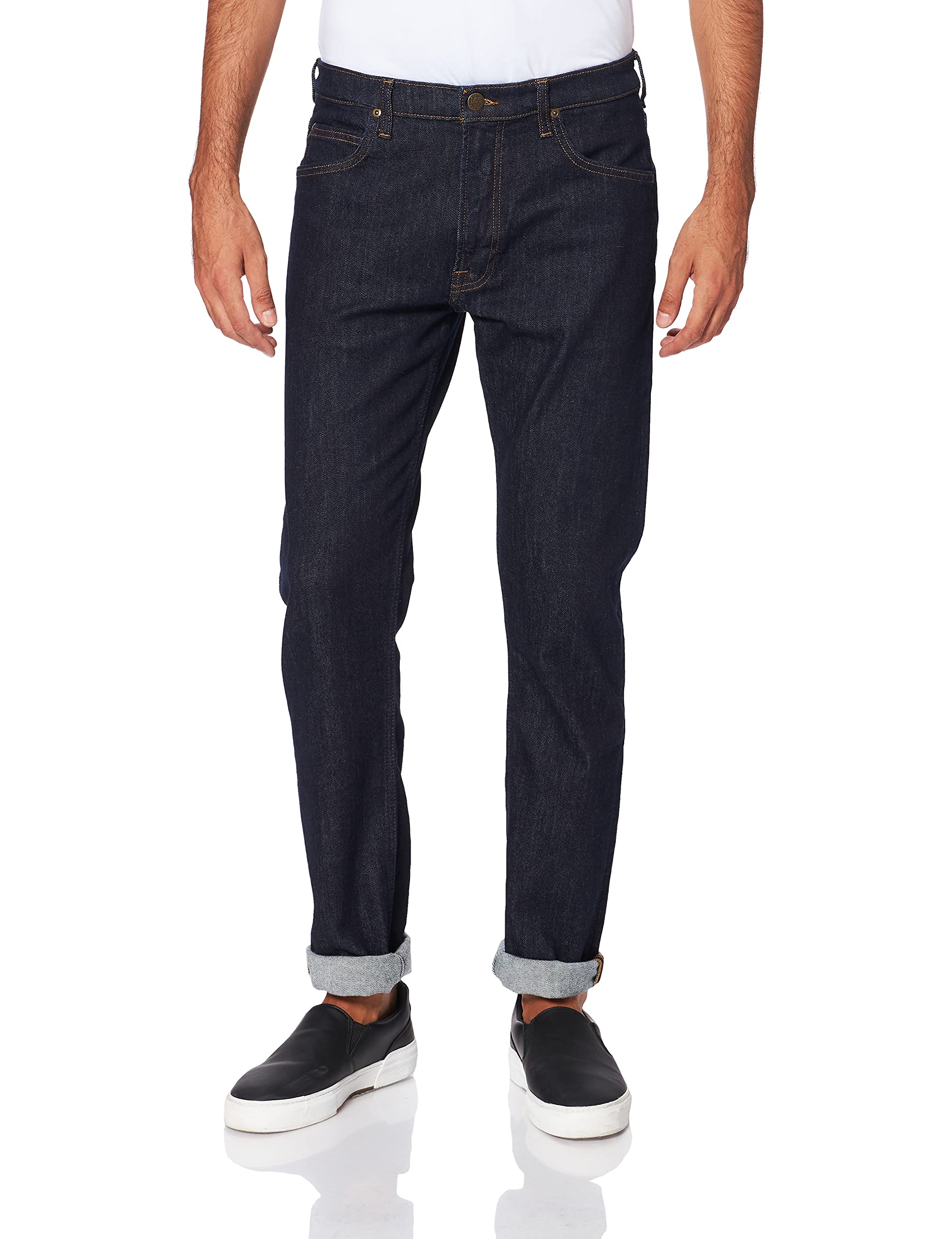 Lee Men's Rinse Man Rider, Large