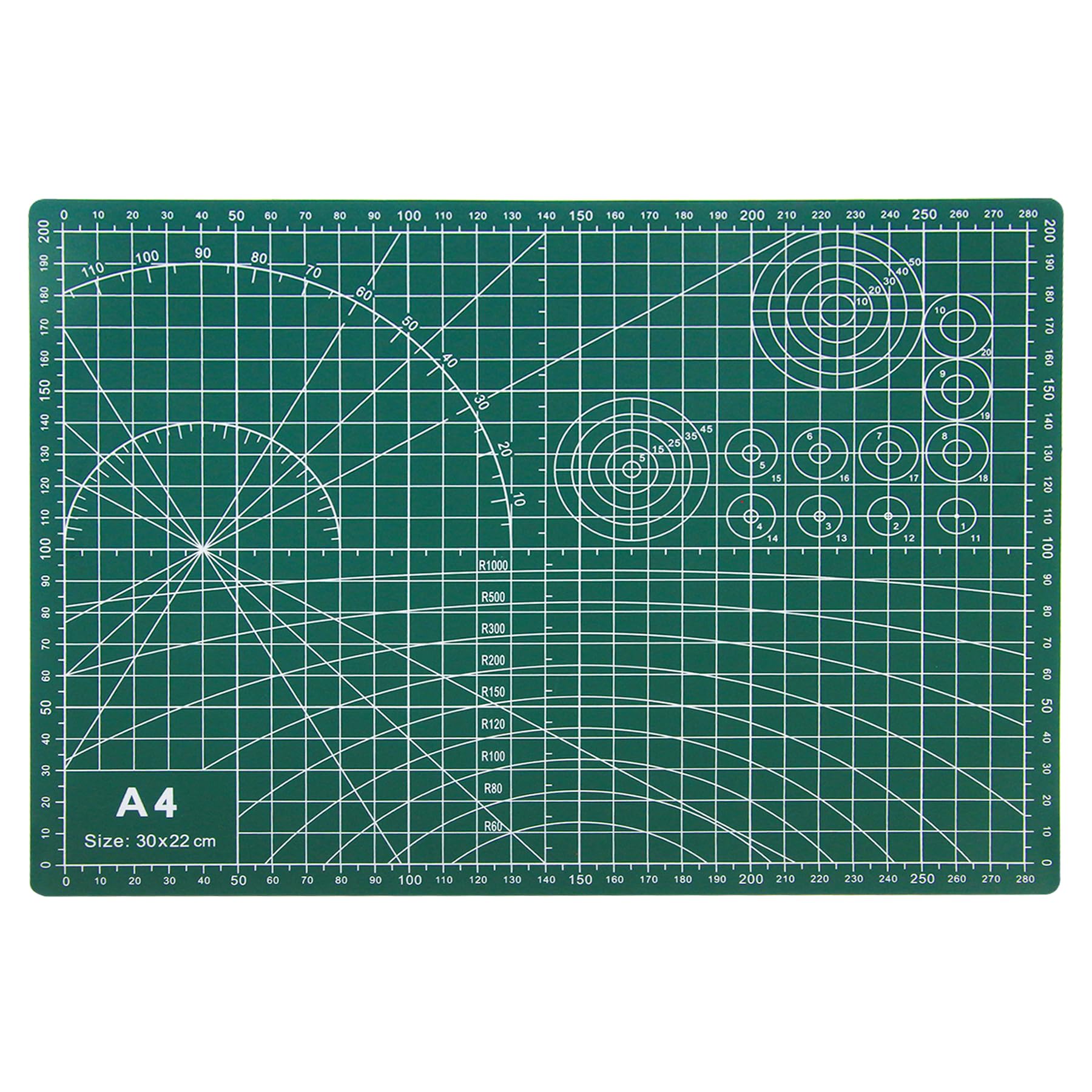 EKIND Self Healing Cutting Mat, Double Sided Engraving Board, Durable Non-Slip 3mm Thick Professional Gridded Rotary Mat Compatible for Quilting, Scrapbooks, Sewing, Gunpla, Arts Crafts 12"x9"(A4)