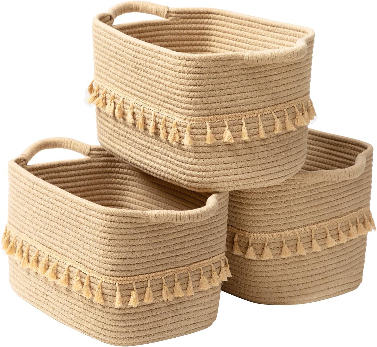 Panier de rangement en coton pour jouets et couvertures : l'atout charme de votre salon