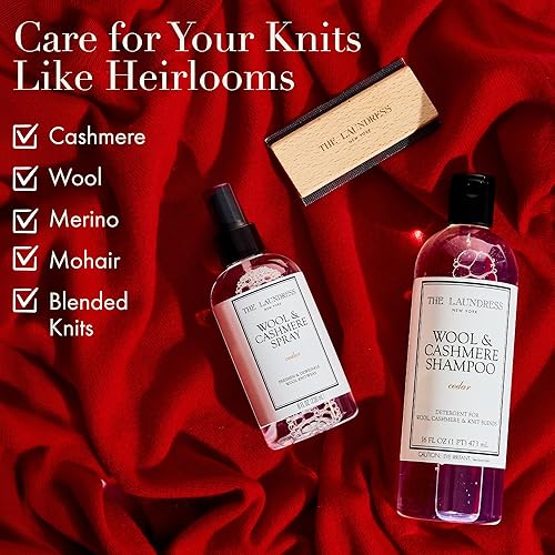 Miniatura 4 de The Laundress Champú de lana y cachemira, doble concentrado, aroma a cedro, detergente para lana, lavado de lana, champú de cachemira, 16 onzas