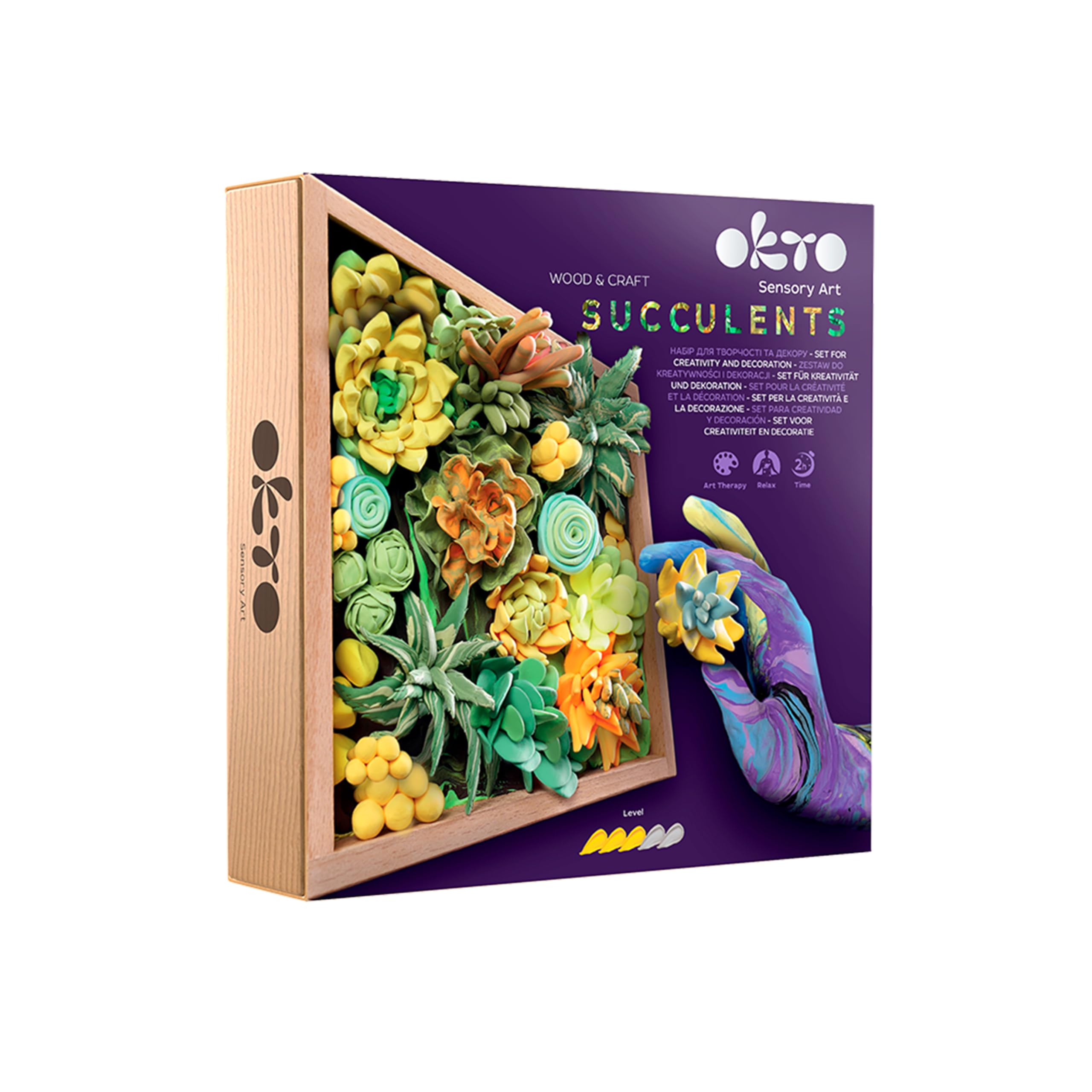 Oktoclay Energy Set de Peinture à Foam Mousse, 10009, Multicolor, One Size