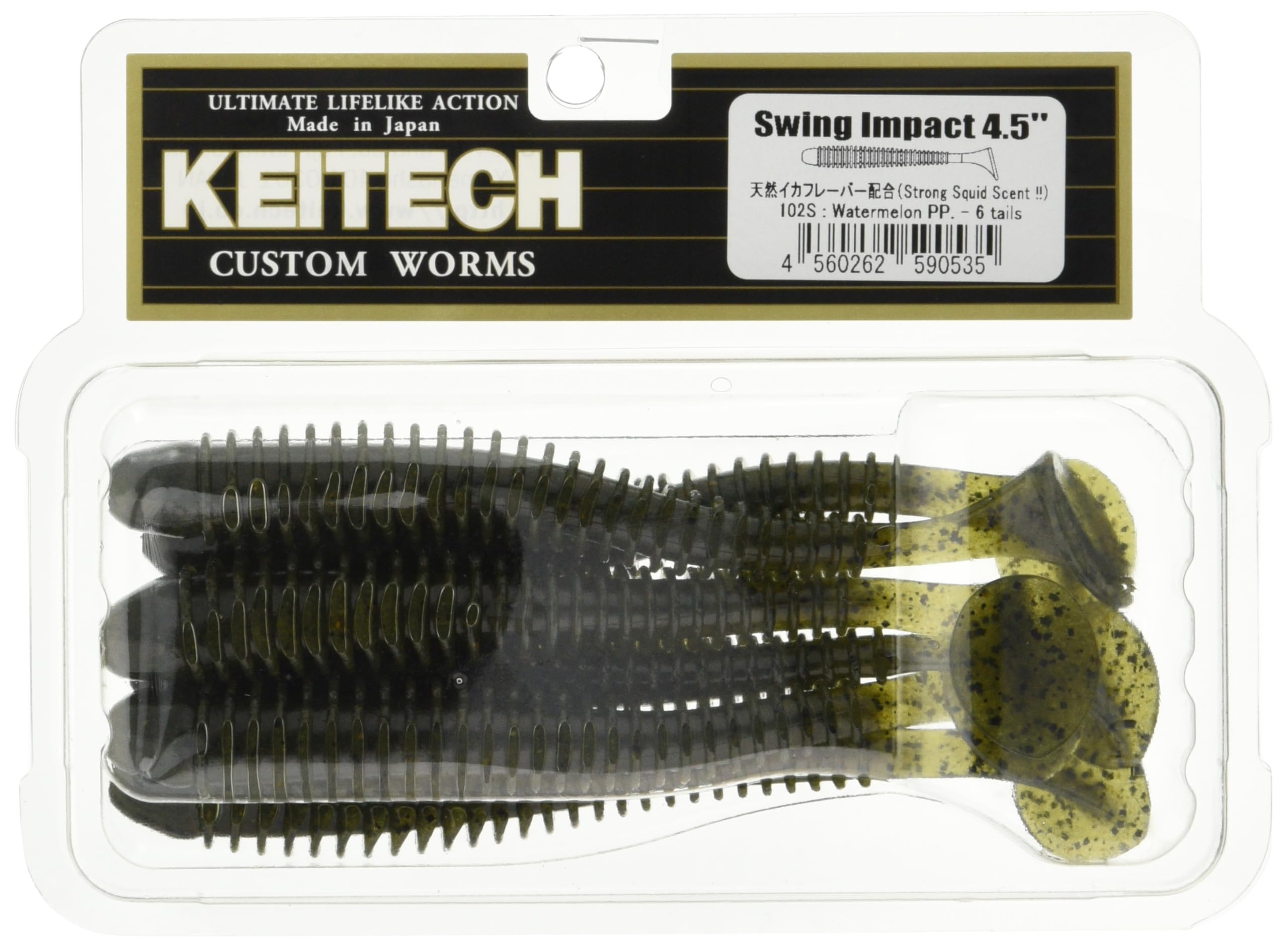 Keitech Swing Impact 4" #102 Watermelon PP.