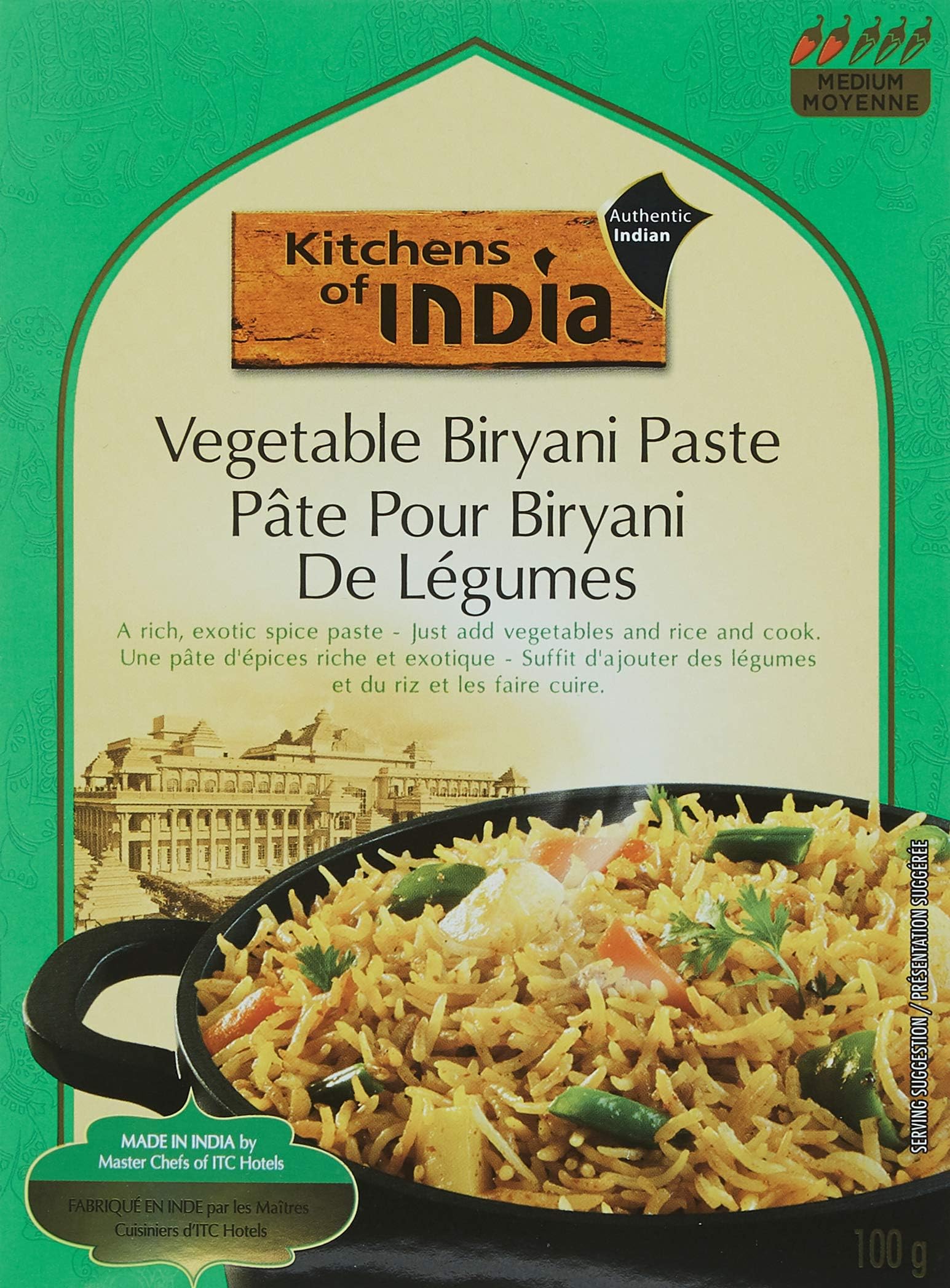 Kitchens Of India Recipe Paste, Vegetable Biryani, 3.5 Ounce (Pack of 6)
