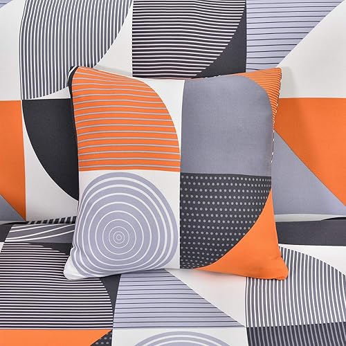 Vista 60 de MIFXIN Funda de sofá seccional de 2 piezas elásticas de 3 asientos en forma de L, fundas elásticas para sofá seccional, protector de muebles